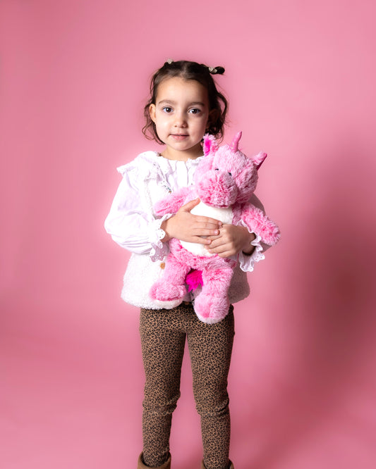 Pink Unicorn Plush Hot Water Bottle