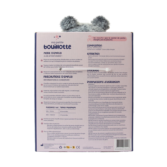 Rhinoceros Plush Hot Water Bottle