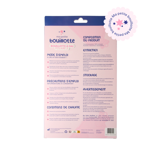 Bouillotte polaire grise