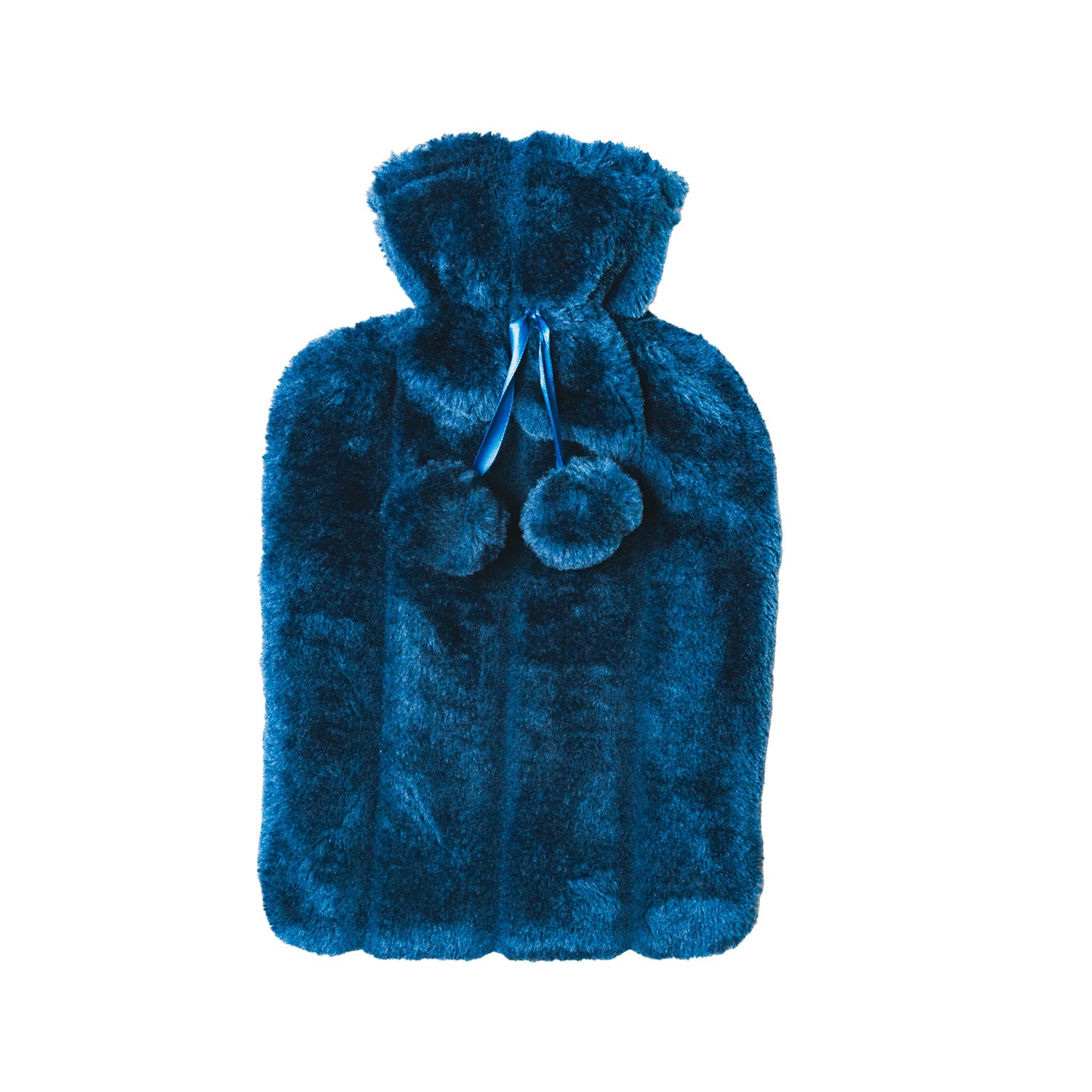 Bouillotte polaire bleue