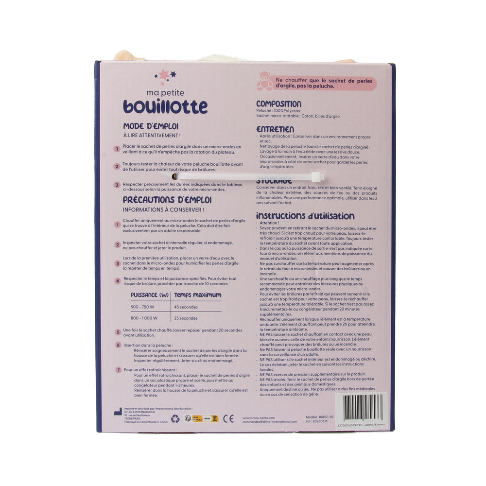 Plush Lama Hot Water Bottle