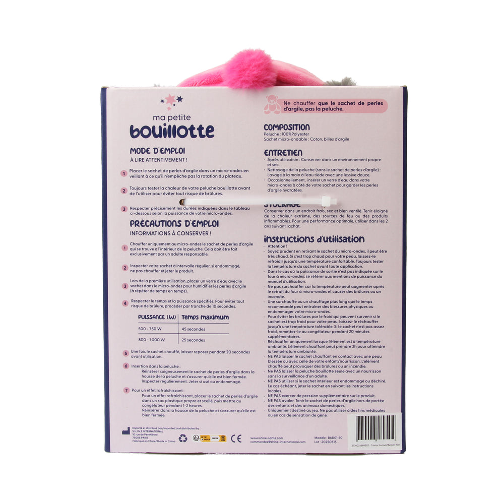 Plush Beaver Hat Hot Water Bottle