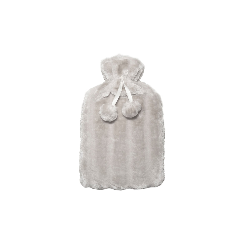 Grey polar hot water bottle