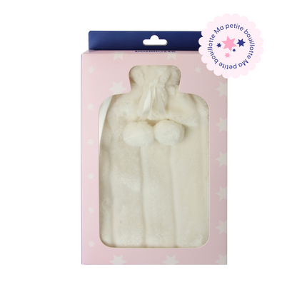 White polar hot water bottle