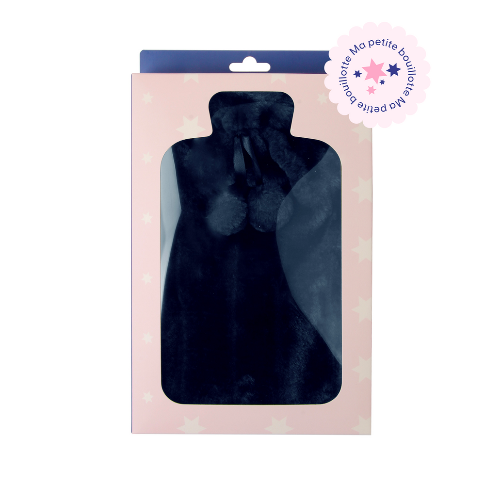 Blue polar hot water bottle