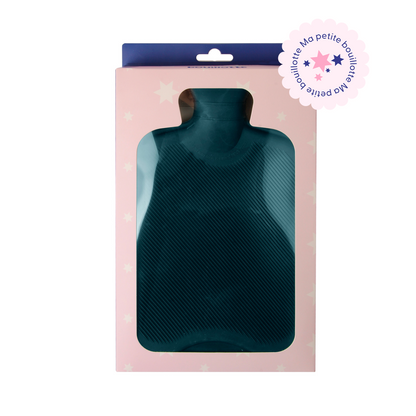 Bouillotte classique bleue