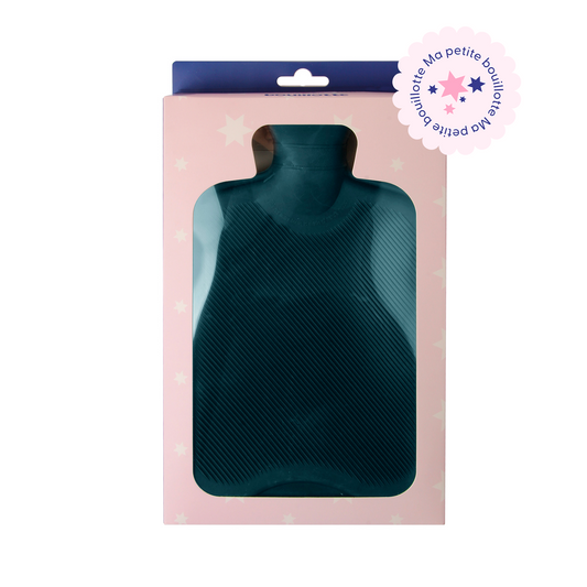 Bouillotte classique bleue