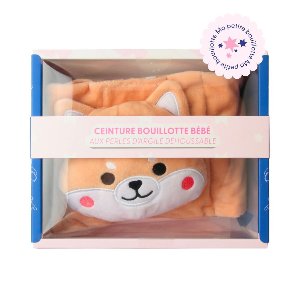 Baby fox hot water bottle belt