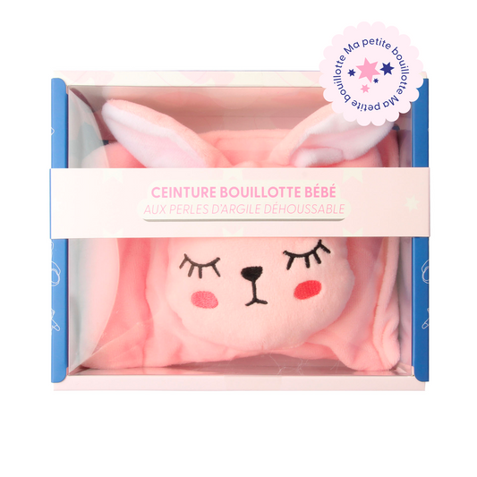 Ceinture bouillotte bébé lapin